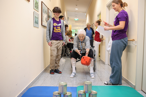 BewohnerInnen im Pflege- und Betreuungsheim Berndorf